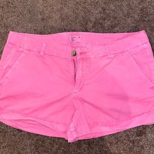 Pink Midi American Eagle Shorts